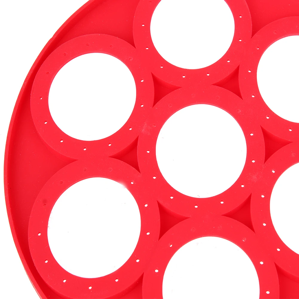 Силиконовая форма для блинов с 7 отверстиями Креативные кухонные формы жарки яиц