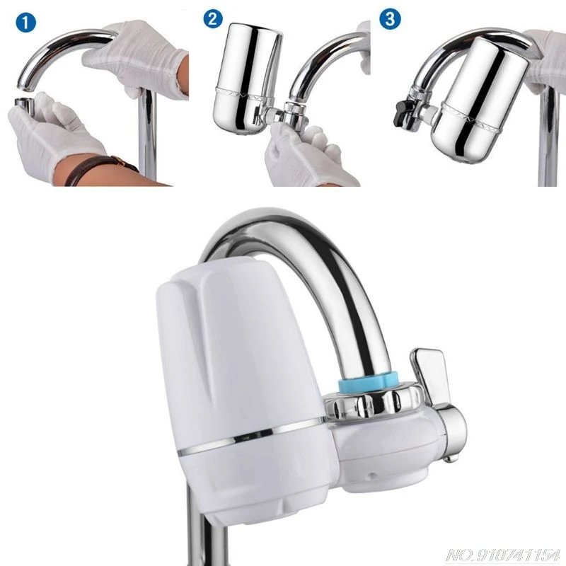 

Water Filter Purifier Washable Ceramic Percolator for Home Kitchen Faucet Water Tap Rust Bacteria Removal Tools D07 20 Dropship