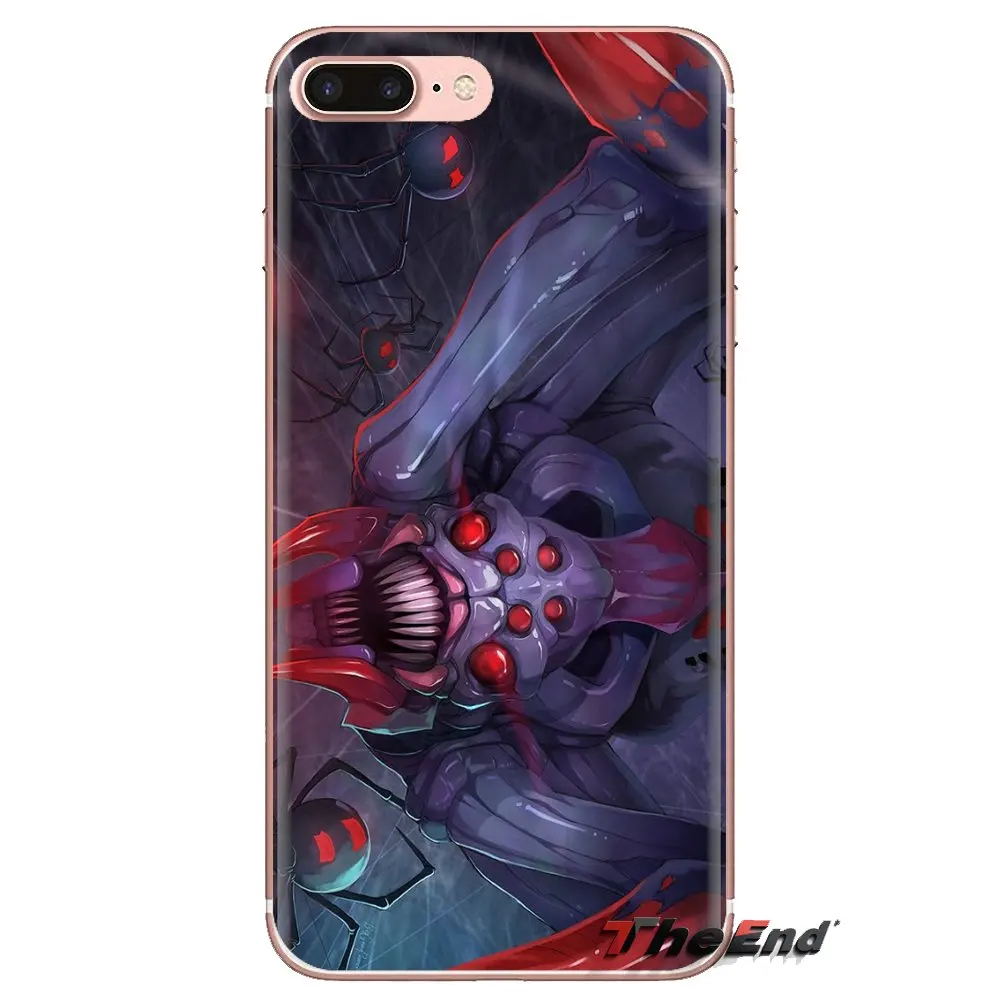 Черный арахния dota 2 BroodMother для Xiaomi Redmi 4A S2 Note 3 3S 4 4X5 Plus 6 7 6A Pro Pocophone F1 мягкий