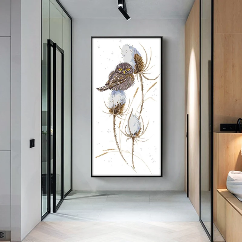 Птица в Вышивка &quotснег&quot с изображением китайских наборы для вышивки крестом