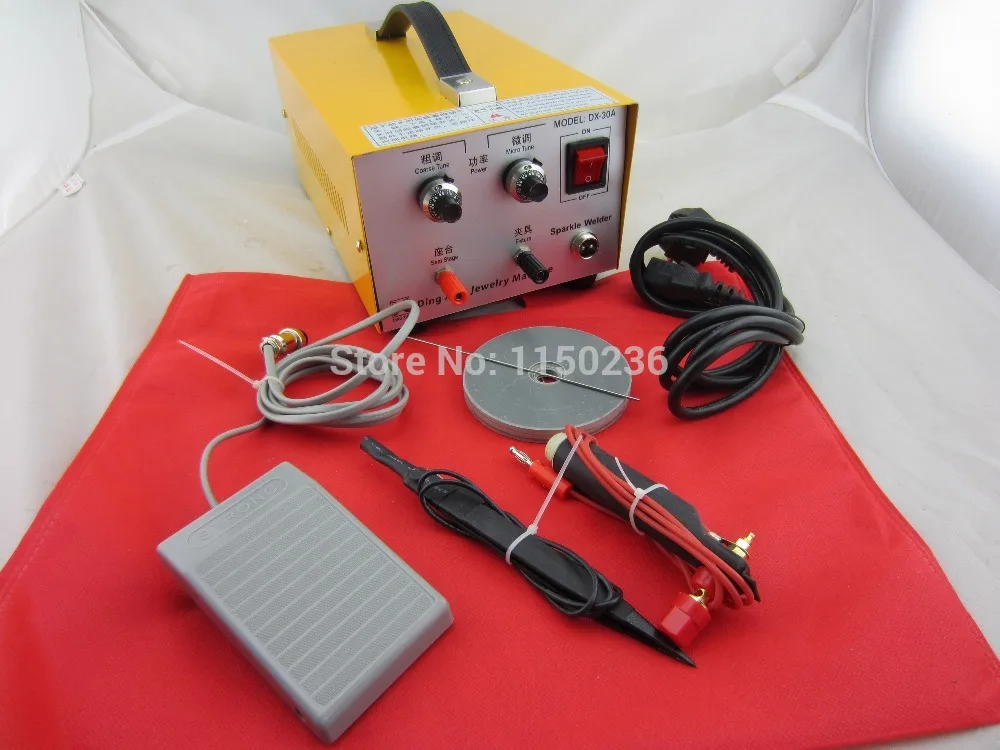 Сварочный аппарат для ювелирных изделий золотистый серебристый Платиновый