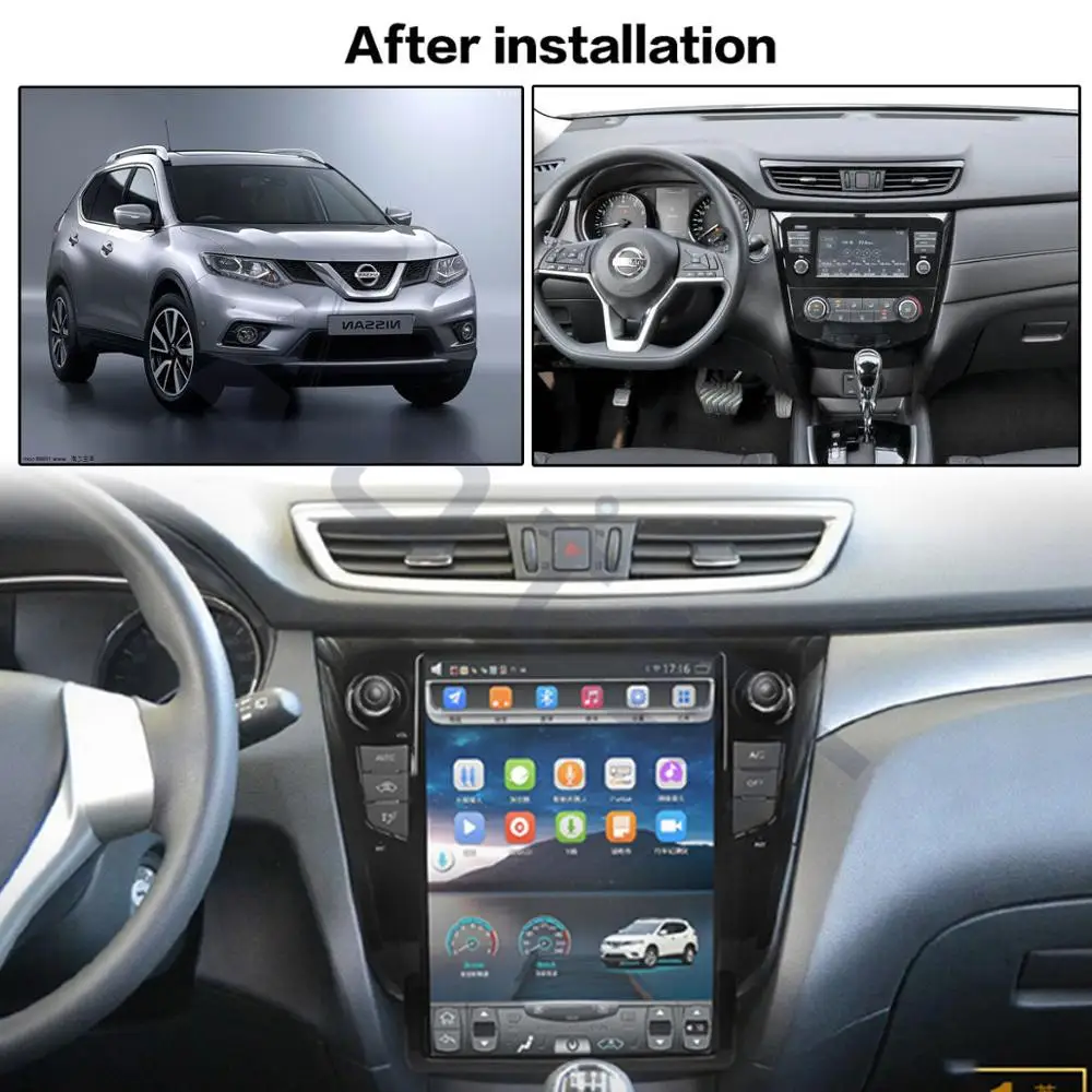 Автомобильный мультимедийный DVD плеер Aotsr Tesla 12 1 с вертикальным экраном Android 8 и GPS