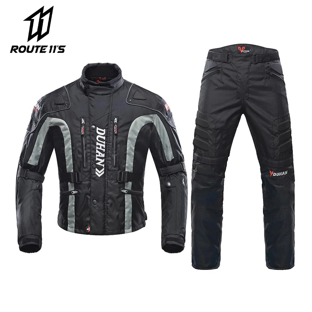 

DUHAN, мотоциклетная куртка с защитой от ветра защитный Шестерни носимых Chaqueta Мото куртка + брюки для девочек комплект мото для верховой езды г...