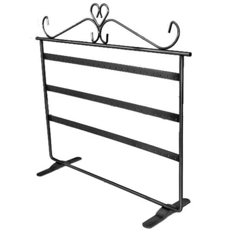 

Серьги с плоским основанием стенд Медь пластина 72 серьга дырка Стенд ювелирных изделий стенд кованого железа украшения Дисплей стенд