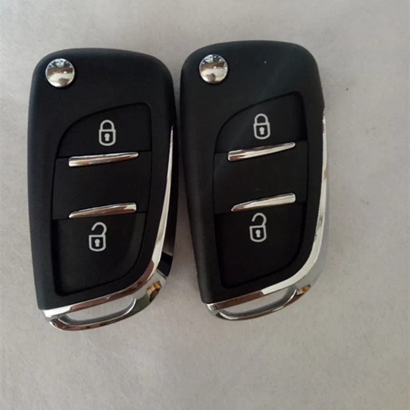 

Модифицированный флип-чехол DAKATU CE0536 с двумя кнопками для Peugeot 107 206 207 307 308 407 Citroen C2 VA2/HU83 Blade