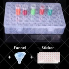 Новинка! 60 бутылки банки в бутылках алмазов картина ящик для хранения алмазная живопись аксессуары контейнер для бисера мозаика ящики для хранения инструментов