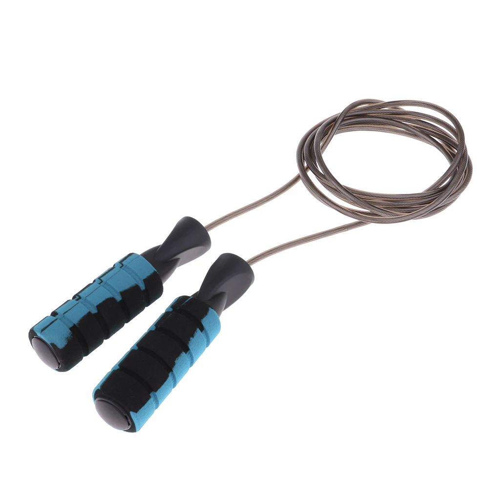 Эластичный Скакалка Легко регулируемые удобные ручки для мужчин женщин и детей