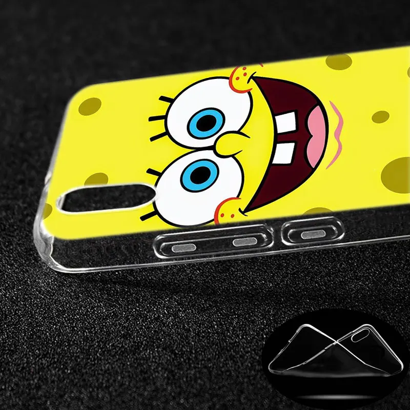 Горячий силиконовый чехол SpongeBob квадраты лучший друг для Xiaomi Redmi K20 Pro 7 7A 6 6A 4X5 Plus S2 GO Note 8 7 6 5 Pro 4