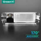 GreenYi 1080P HD 170  Автомобильная камера заднего вида для Renault  Dacia Sandero Logan 1  Logan 2 Ночное видение Реверсивный 4-контактный разъем для парковки автомобиля AHD