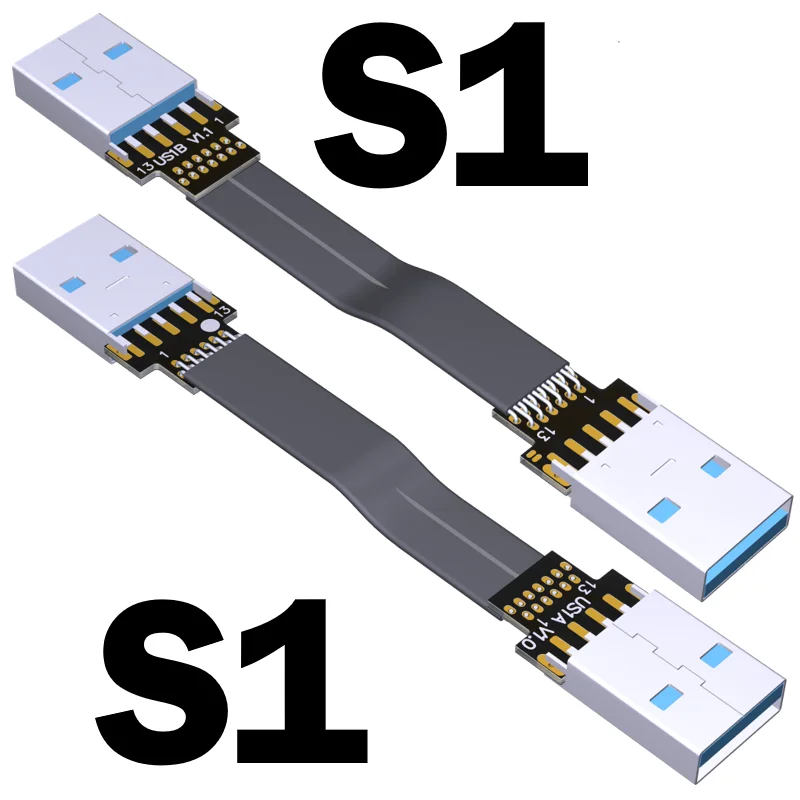 

Ribbon Flat USB 3.0 Type A High Speed USB-A Extension Cable Male To Female 0.5M- 3M Custom Built-In USB Data Sync Transfer Wire