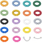 5 шт.партия, жёсткие резиновые бусины радужного цвета