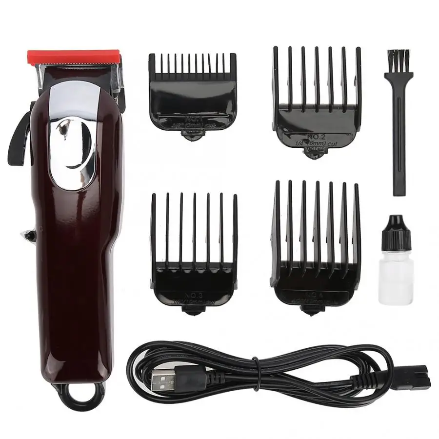 

3W Hair Clipper Wireless USB Hair Trimmer low noise Electric Hair Cutting Machine