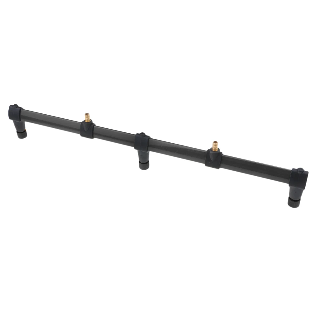 3 Rods Steel Buzz Bar 20'' Lightweight, M3/8 Standard Thread for Bite Alarm