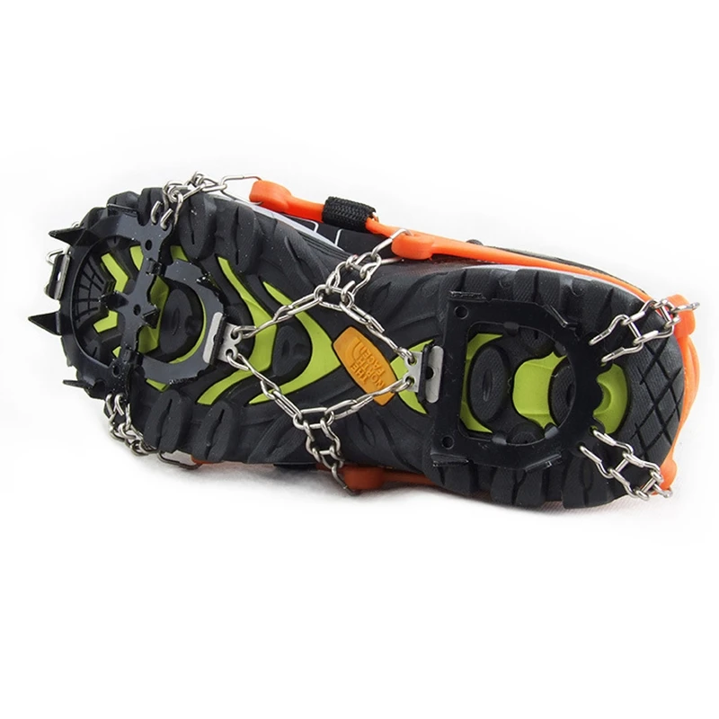Кобуры с 12 зубцами Нескользящие кобуры для ледяного снега шипы обуви зимние |