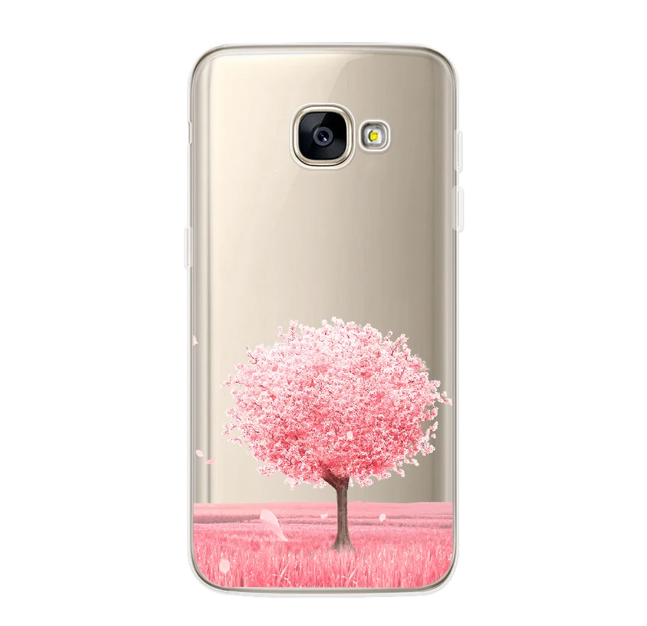 Ciciber растение Вишневое дерево для Samsung Galaxy A8 A9 2018 PRO A6S Plus A5 2016 A3 A7 2017 Мягкий ТПУ