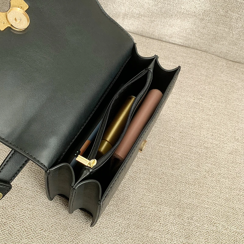 

Stone Pattern PU Leather Crossbody Bags For Women 2021 Small Messenger Bag Lady Flap Shoulder Bag Luxury Handbag and Purse bolso