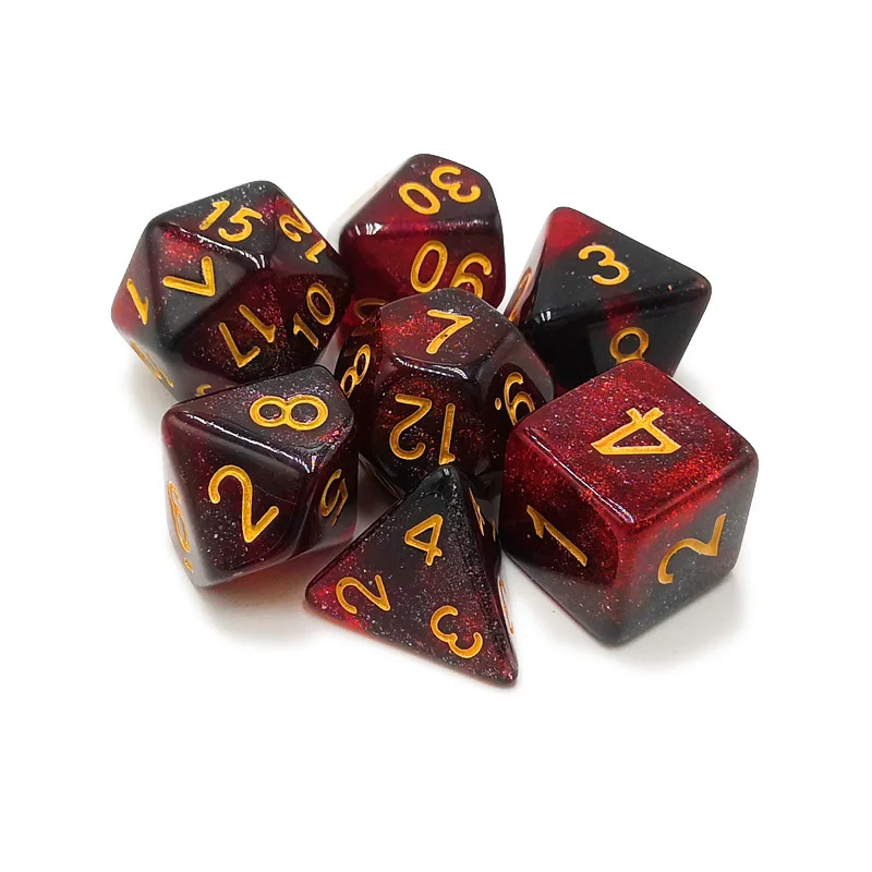 Новый дизайн весы с драконом металлические кости 7 шт. Dungeons настольные