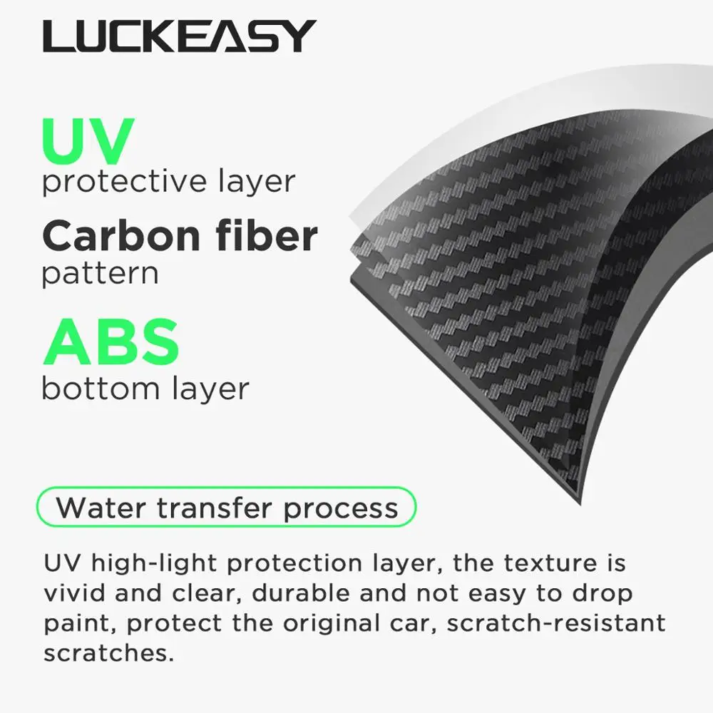 LUCKEASY модификация интерьера для Tesla Model 3 кнопки на сиденье автомобиля ABS наклейки