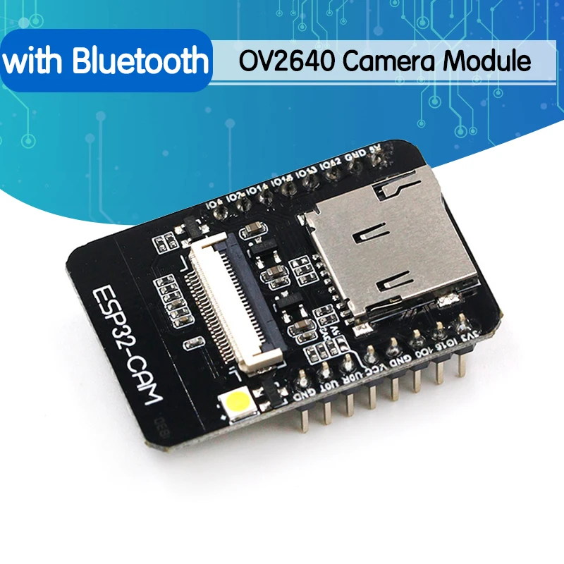 ESP32 CAM модуль Wi Fi серийный wi fi макетная плата 5V Bluetooth с OV2640 Камера Nodemcu|Беспроводные