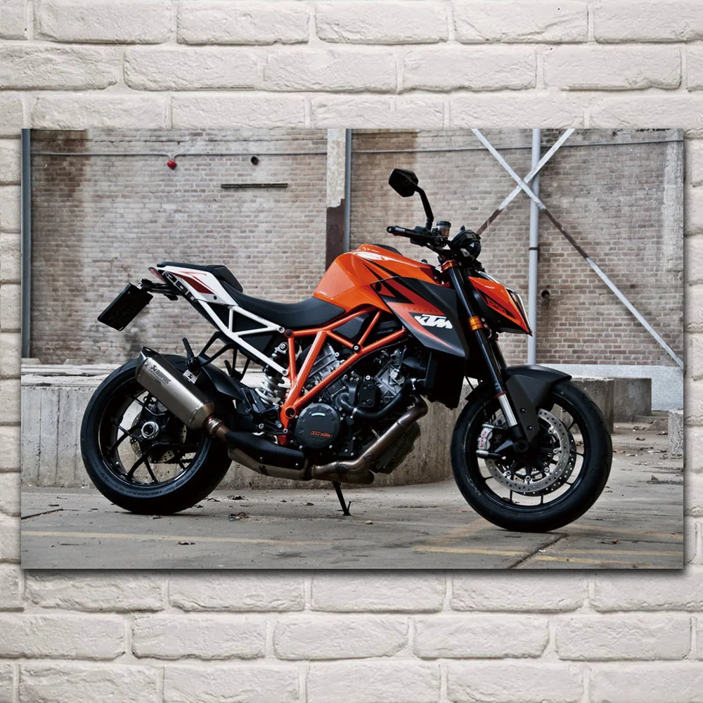 

Super 1290 bike motor vehicle artwork fabric posters on the wall picture home art living room decoration KQ351