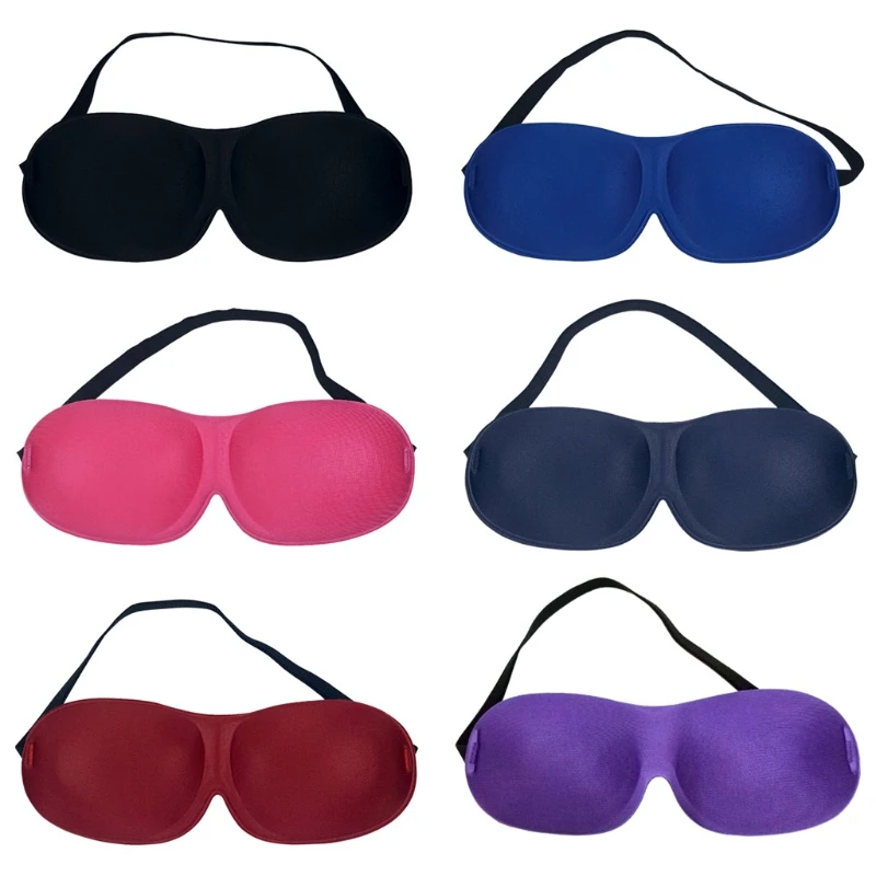 3D маска для сна глаз мягкая губка чехол с повязкой на глаза портативный новинка