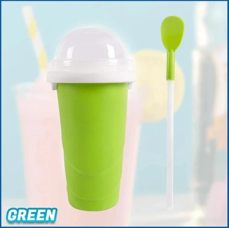 

Schnell-gefrorene Smoothies Neu Durable Slush Eis Maker Squeeze Slush Schnell Khl Tasse Milchshake Flasche Smoothie Tasse