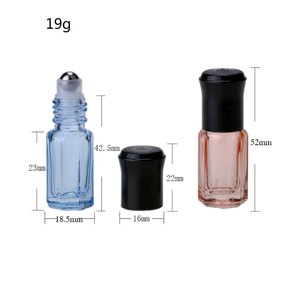3 мл мини бутылочка для парфюма с эфирным маслом роликовый шар Толстый Стеклянный