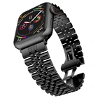 Ремешок для часов apple watch 6 band 38 мм 42 мм 40 мм 44 мм металлический браслет из нержавеющей стали для iwatch series 54321