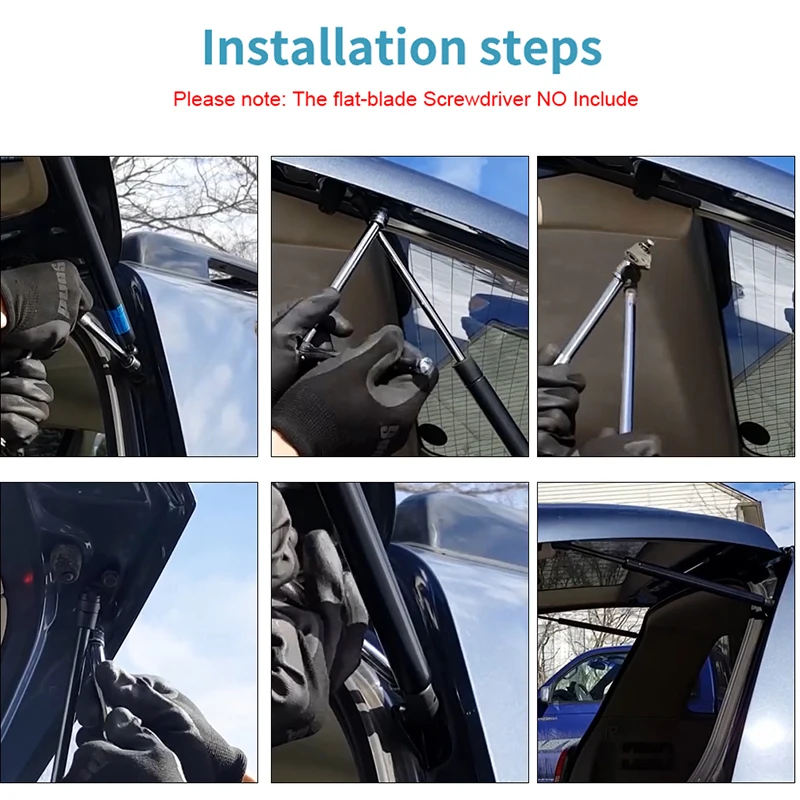 

2pcs Car Rear Tailgate Boot Gas Spring Stainless Steel Lift Support Struts For Lexus RX300 1999-2003 Car Accessories