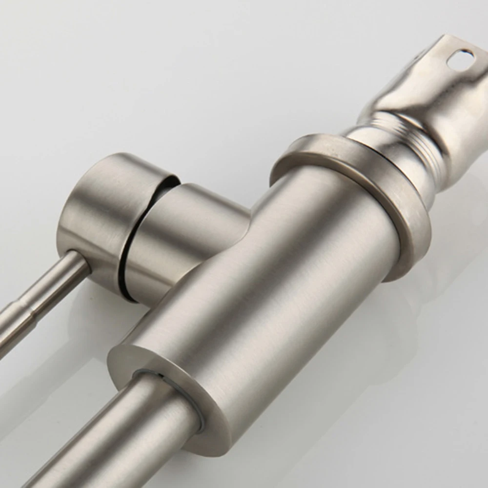 

ADOREHOUSE Stainless Steel Kitchen Faucet 360Spout Stream Sprayer Head Single Hole Pull Out Hot/Cold Mixer Tap Kitchen Tools