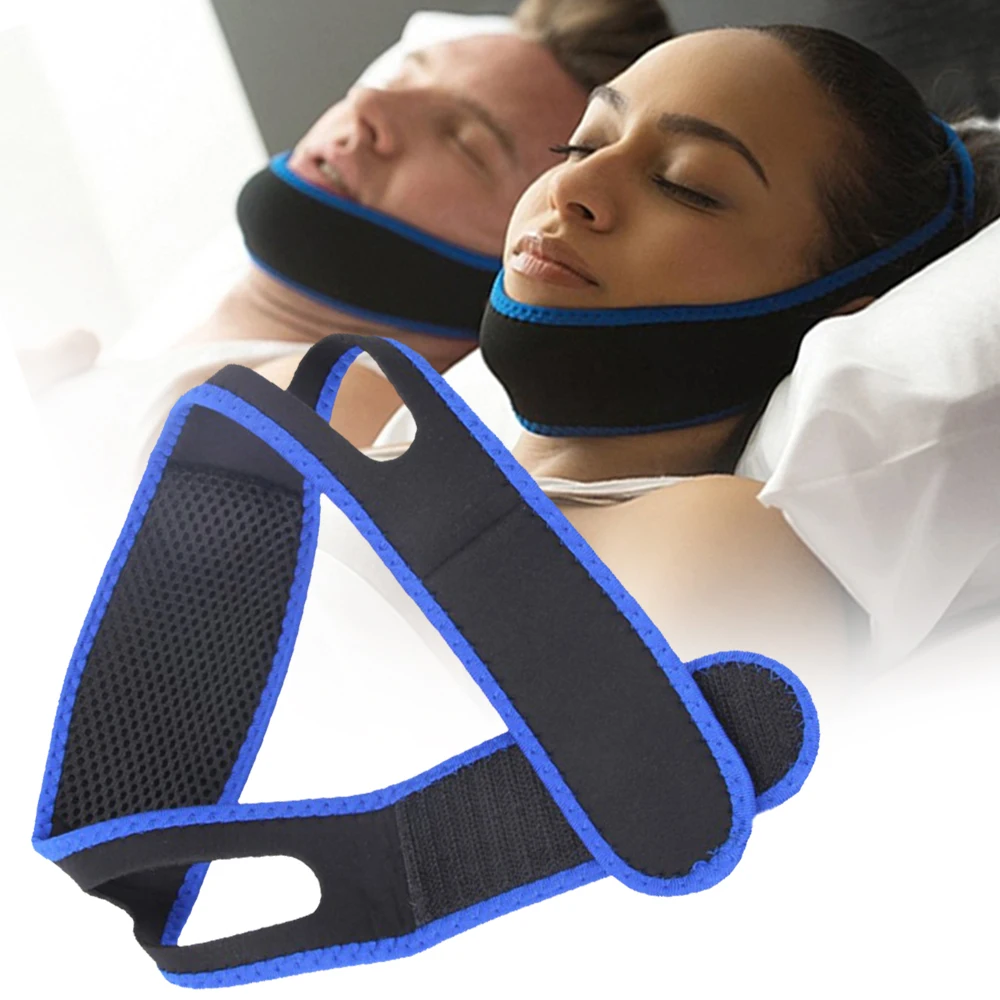 

200pcs/lot Neoprene Snore Stopper Anti Snore Adjustable Chin Straps Stop Snoring Belt Sleep Aid