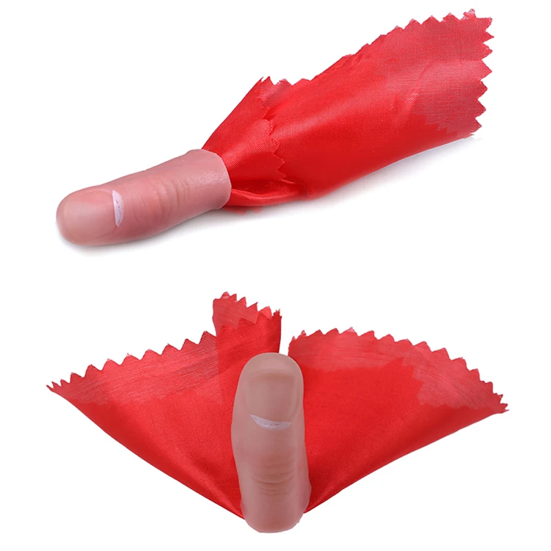 

1Set Rubber Finger Thumb Tip Scarf Disapper Stage Show Magic Tricks Tools Attractive Tric Party Magic