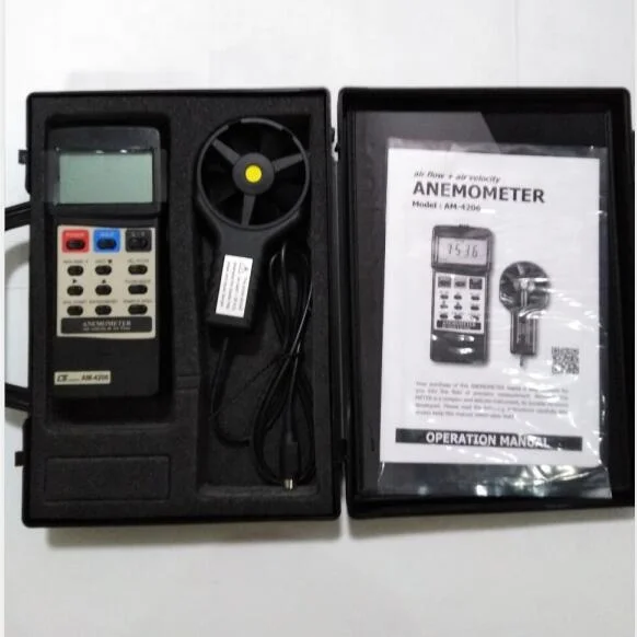 

Анемометр горячего провода LUTRON AM-4206 AM4206 (поток воздуха + скорость воздуха, CMM, CFM)
