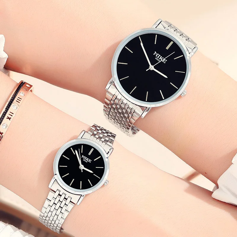 Топ бренд майка влюбленных пар кварцевые роскошные мужские часы для женщин