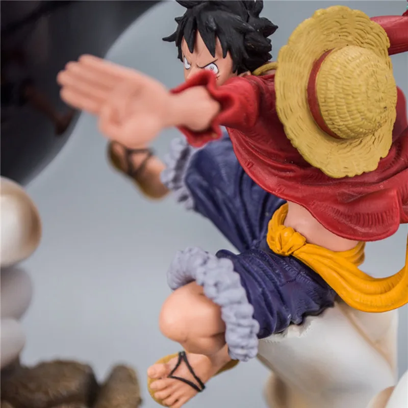 17 см аниме цельная Обезьяна D Luffy третье снаряжение резиновый пистолет GK статуя