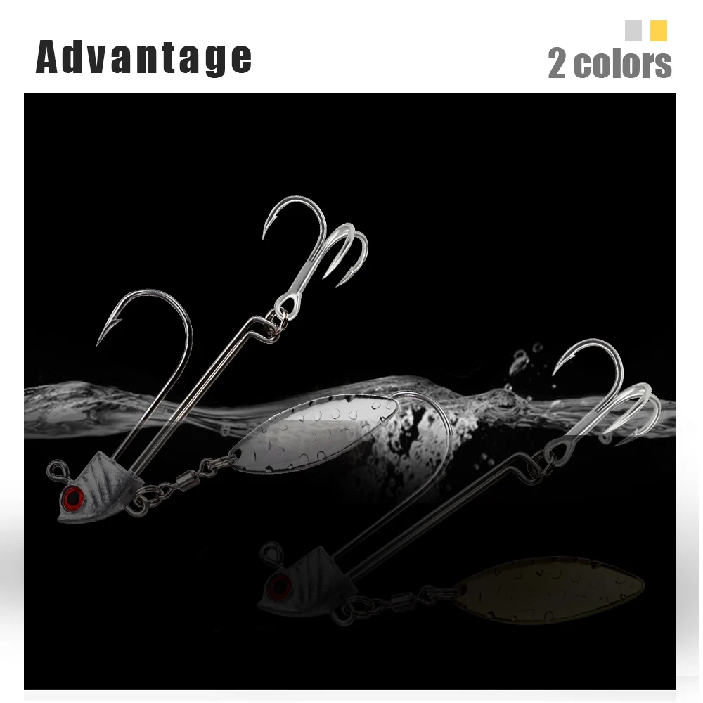Рыбы Король 2-9g с высоким содержанием углерода Сталь кривошипно крюк