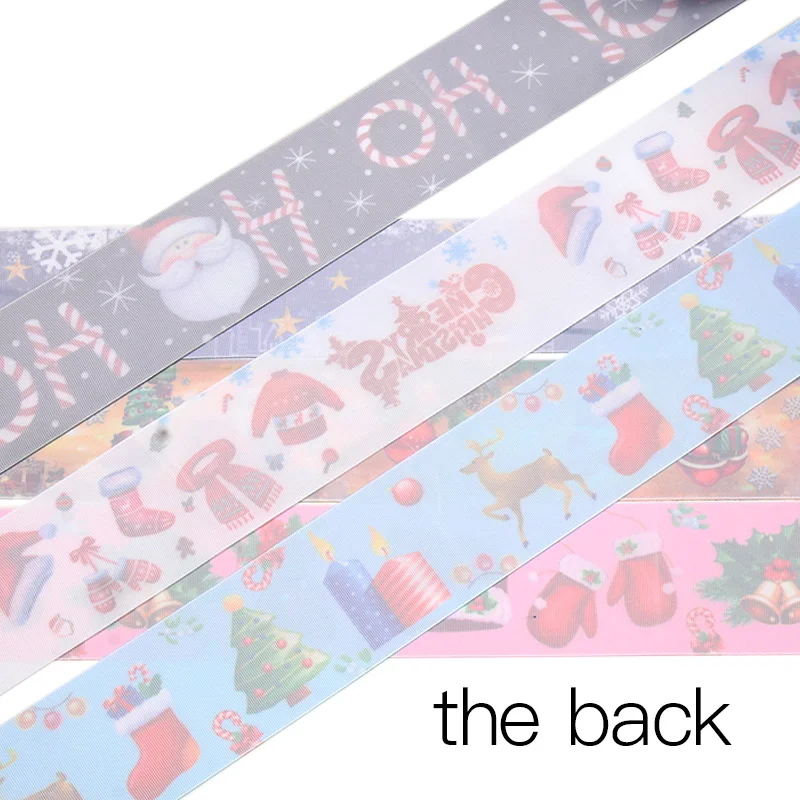 IBOWS 2Y 75 мм Grosgrain ленты рождественские DIY заколки для волос аксессуары материалы