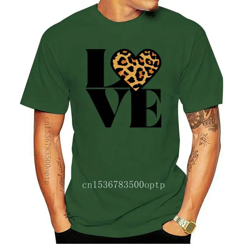 

Women Wave Love Leopard Valentine 90s Fashion Short Sleeve Print Lady T-shirts Top Womens Graphic T Shirt Female Tee T-Shirt