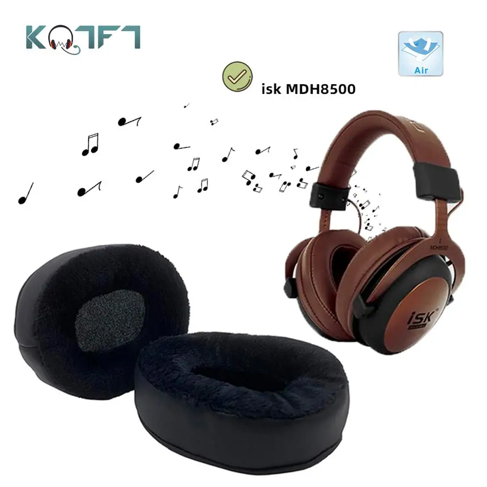 1 пара бархатных сменных амбушюров KQTFT для накладок на наушники isk MDH8500 амбушюры