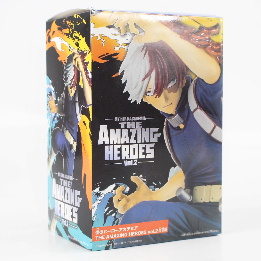 

Anime My Hero Academia Figure Action Todoroki Shoto PVC Collection Model Toy The Amazing Heroes Vol.2 Birthday Gift