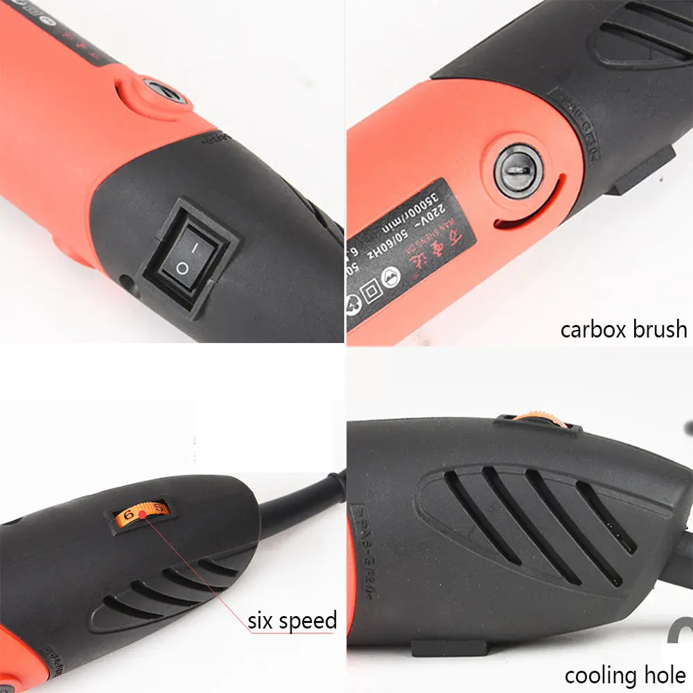 Миниатюрная электрическая угловая шлифовальная машина LAMEZIA 220 В 500 Вт с