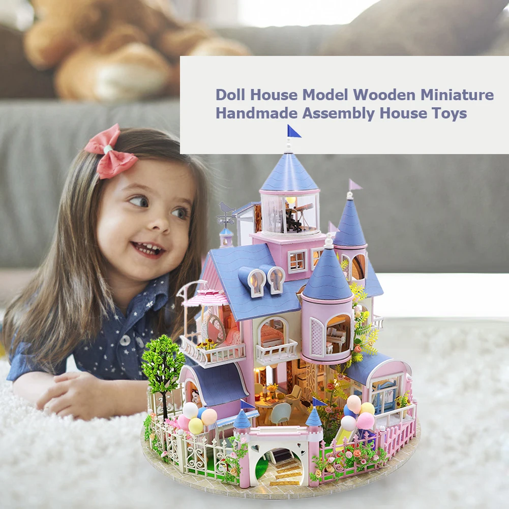 Новый семейный кукольный 3d-дом сделай сам куклы аксессуары игрушка с миниатюрной