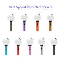 kpop bangtan boys lightstick decorative stickers flash frosted feel map of the soul concert light stick sticker high quality new