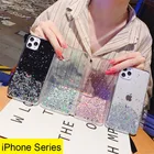 Милый Блестящий Мягкий чехол для iPhone 11 12 Pro Max XR X XS 6s 7 8 Plus, чехол-подставка с держателем для iphone 11 XR