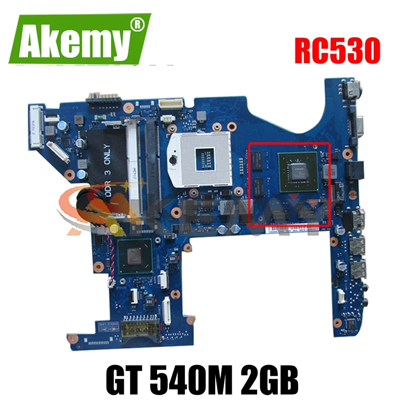 

Материнская плата AKEMY для ноутбука Samsung RC530, материнская плата BA92-08557A BA41-01684A GT 540M 2 Гб HM65 DDR3