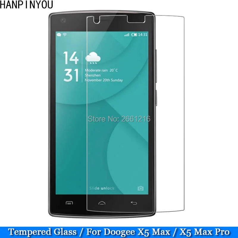 Для Doogee X5 Max закаленное стекло 9H 2.5D Премиум Защитная пленка для экрана Pro 5 0&quot |