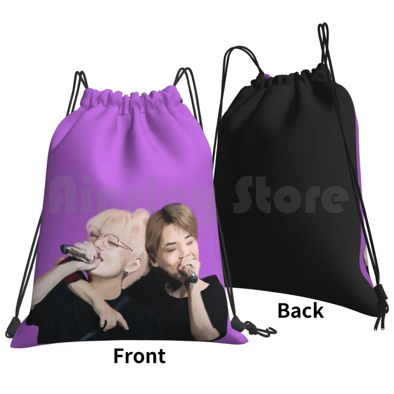 Vmin рюкзак сумка с Кулиской Спортивная Сумка водонепроницаемая V Jimin Taehyung