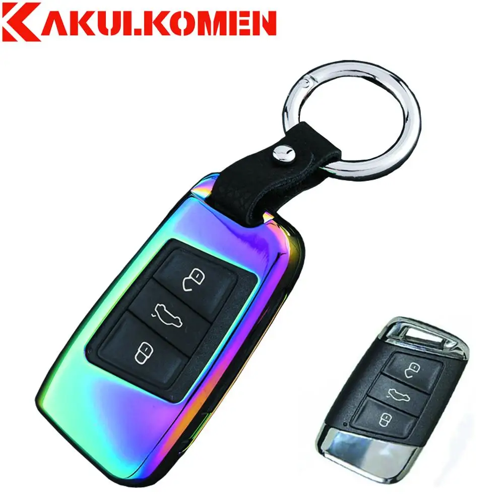 Дистанционный чехол для ключей Samrt 2016 2017 VW Magotan Passat B8 Skoda Superb A7 брелок Карманный