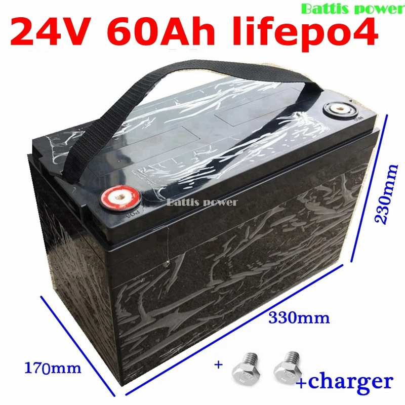 24V 60AH Lifepo4 батарея 60Ah 8s BMS для инвертора RV EV солнечная панель безопасности