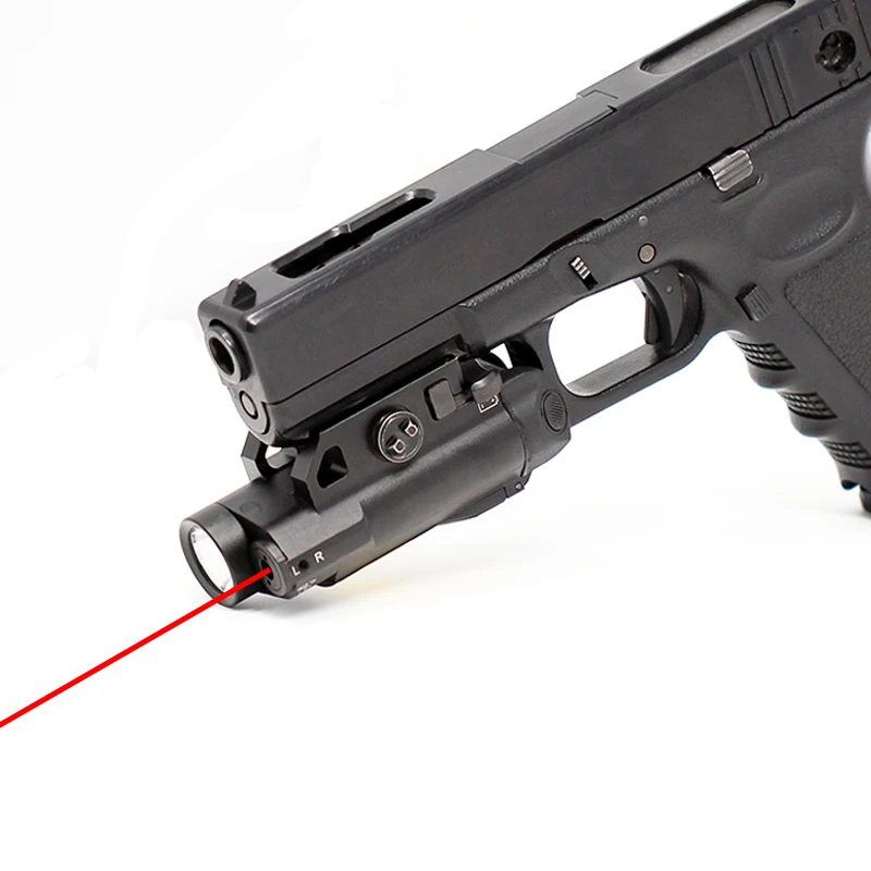 Магнитный Красный лазерный прицел Glock светодиодный фонарик комбинированное
